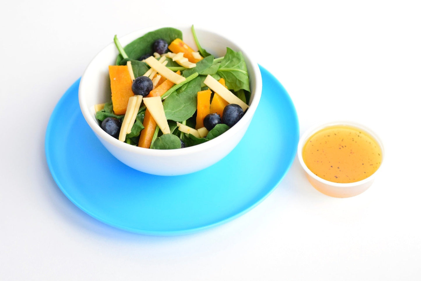Butternut Spinach Salad with Smoked Bacon - Adult Size