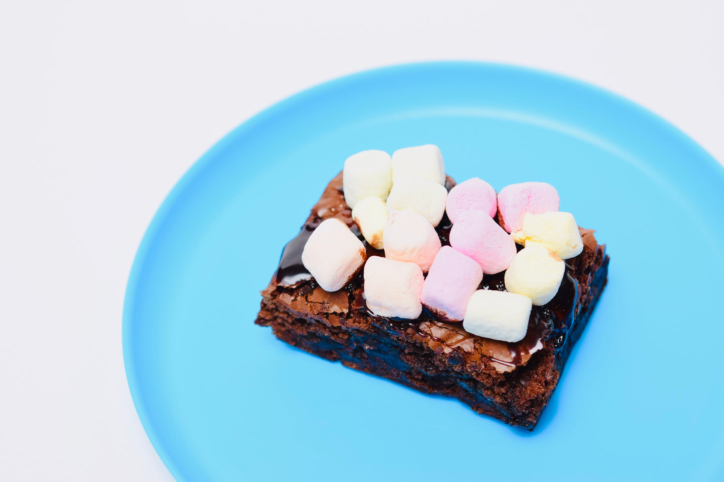 Decadent Chocolate Brownie with Ghosts