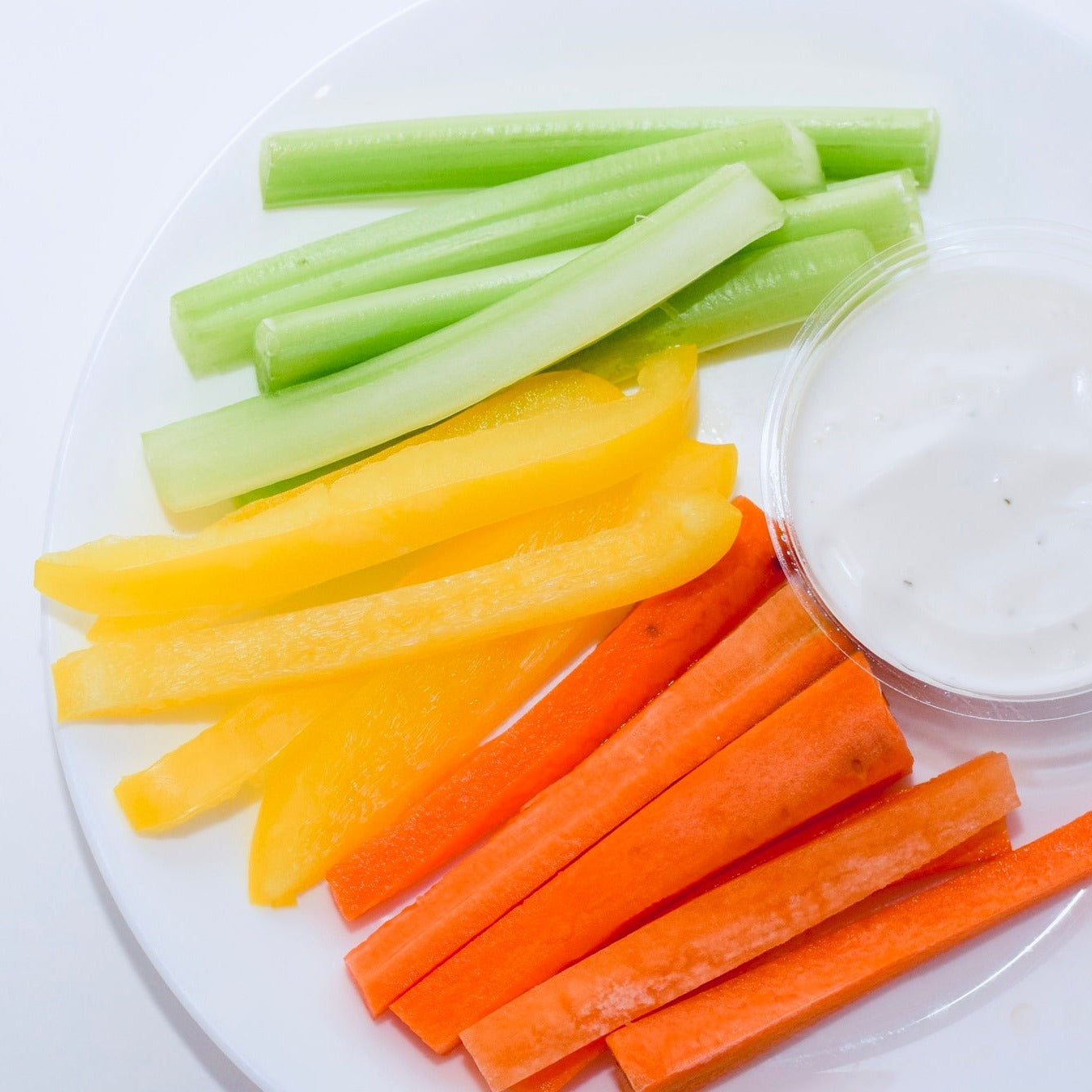 Seasonal Mixed Veggies and Ranch Dip