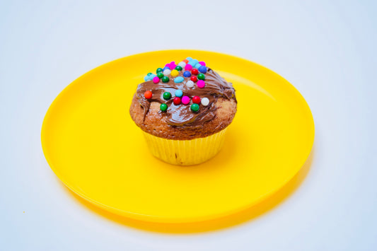 Cupcake with Chocolate Icing
